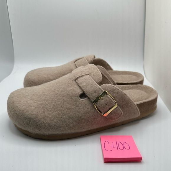 CUSHIONAIRE Womens Clog 10 SAND WOOL - Picture 3 of 7